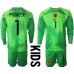 Nederland Remko Pasveer #1 Keeper Babykleding Thuisshirt Kinderen WK 2022 Lange Mouwen (+ korte broeken)